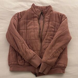 Roolee Women's Puffer Jacket in Mauve
